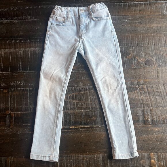 Zara Light Blue Skinny Jeans Toddler 4-5 Years Stretch - Picture 1 of 4